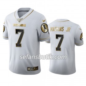 Washington Redskins Tröjor Dwayne Haskins Jr 71 Nike Vit Golden Edition 100th - Herr